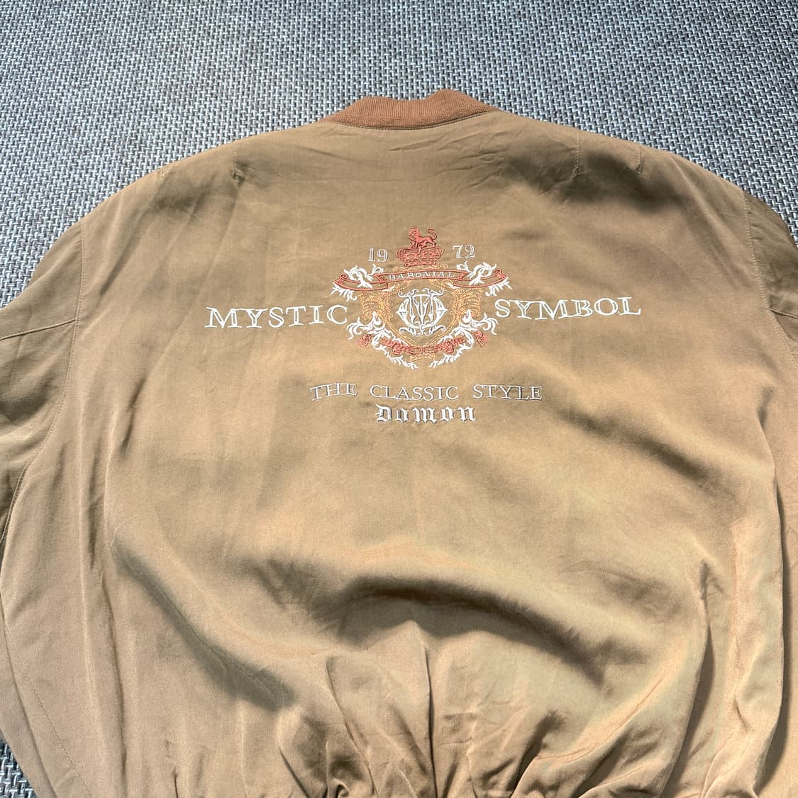 빈티지 DOMON 자수 봄버 자켓 상품이미지6