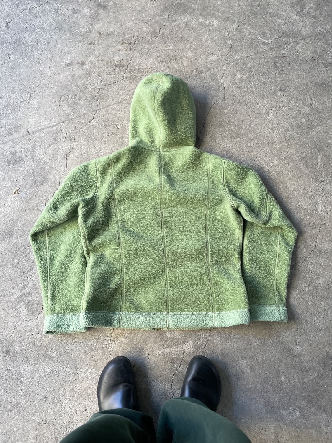00s Patagonia Synchilla Lime Fleece Hood 상품이미지8