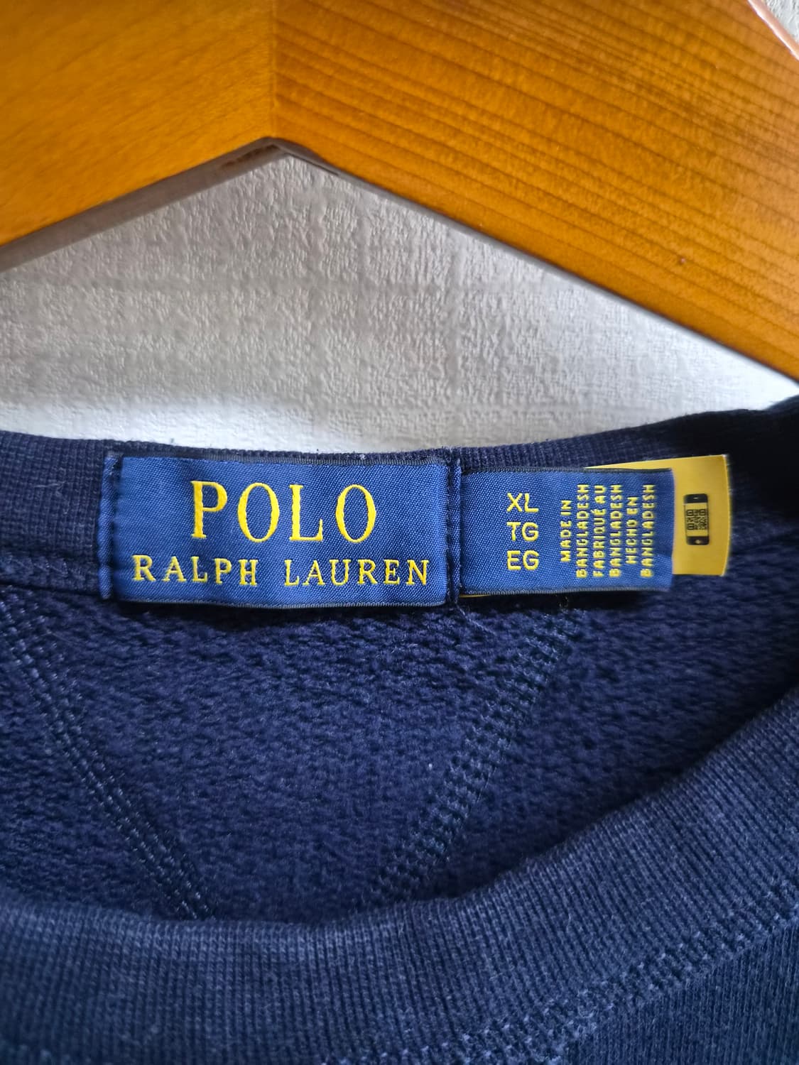 XL/110) 폴로 랄프로렌 QR탭 스웻 셔츠 팝니다 상품이미지3