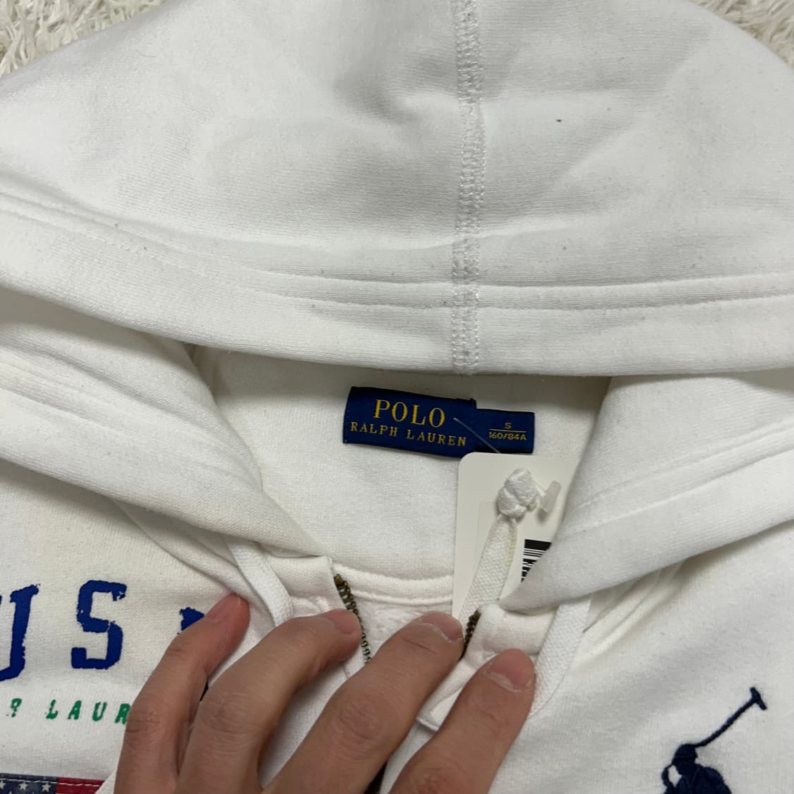 폴로 usa 성조기 후드집업 상품이미지3