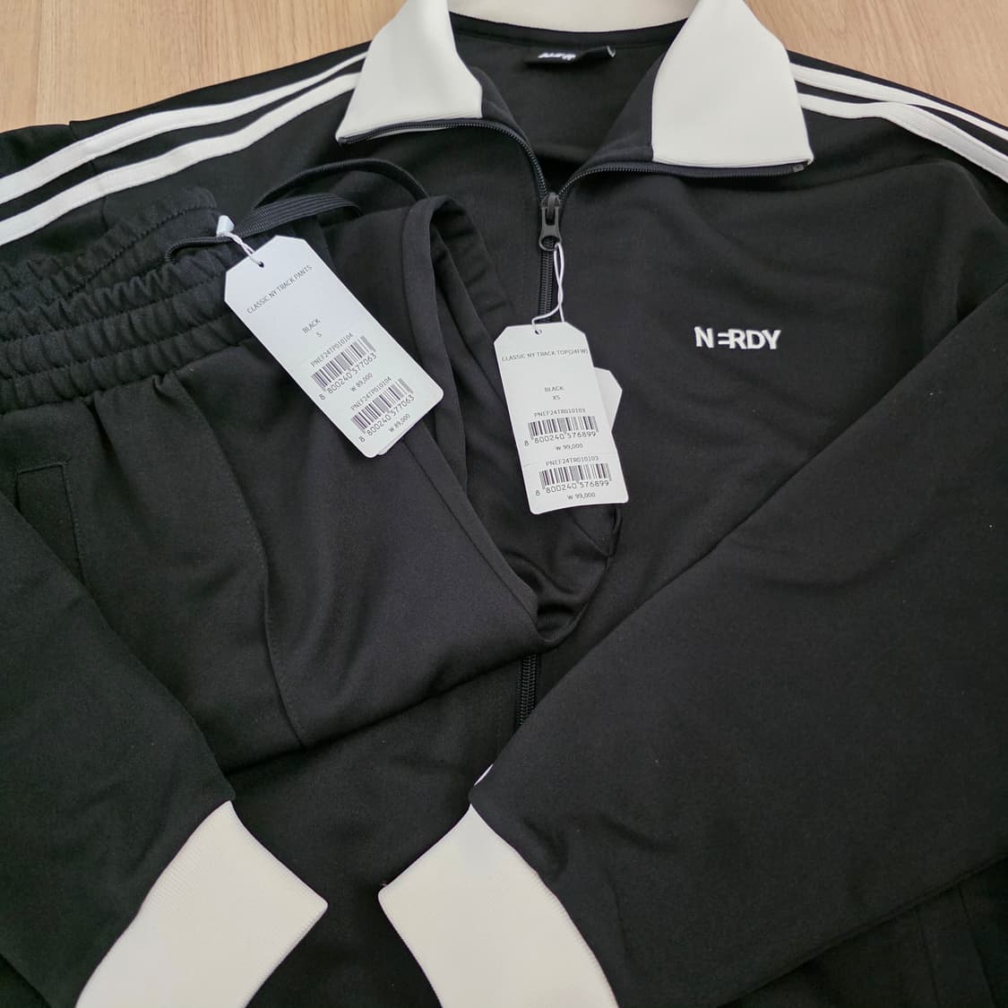 (택 있는 새상품)  널디 엔디와이 클래식 트랙 트레이닝 세트 상품이미지1