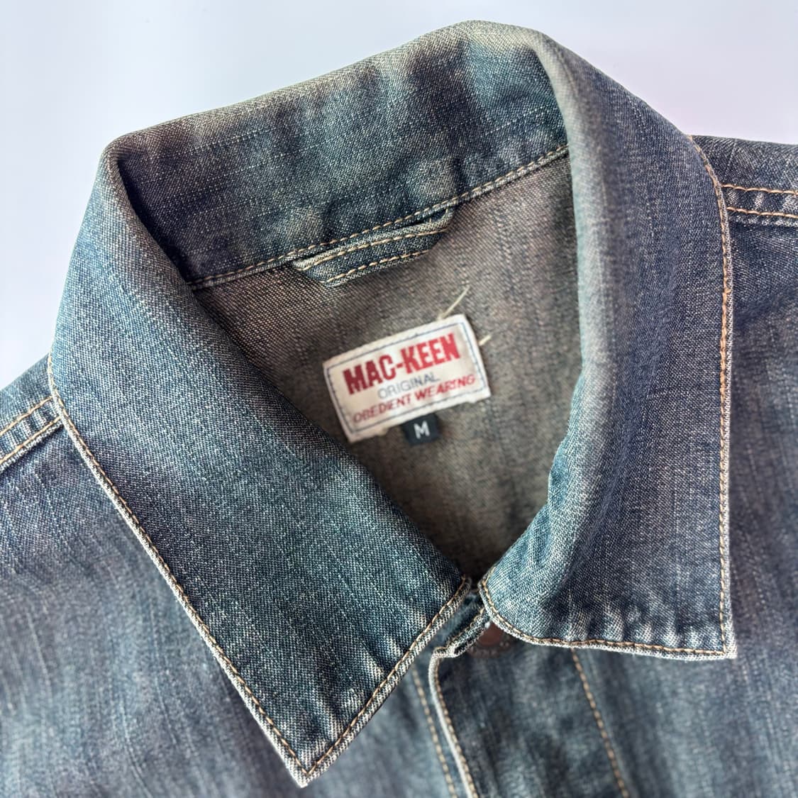 맥킨(MAC-KEEN) 페이디드 인디고 데님 자켓 상품이미지3