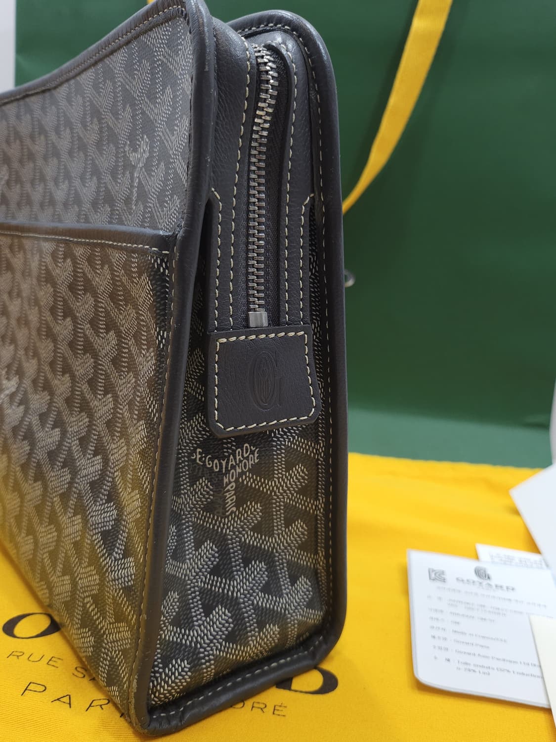 [풀구성] 고야드 쥬방스 클러치 GM 그레이 상품이미지4