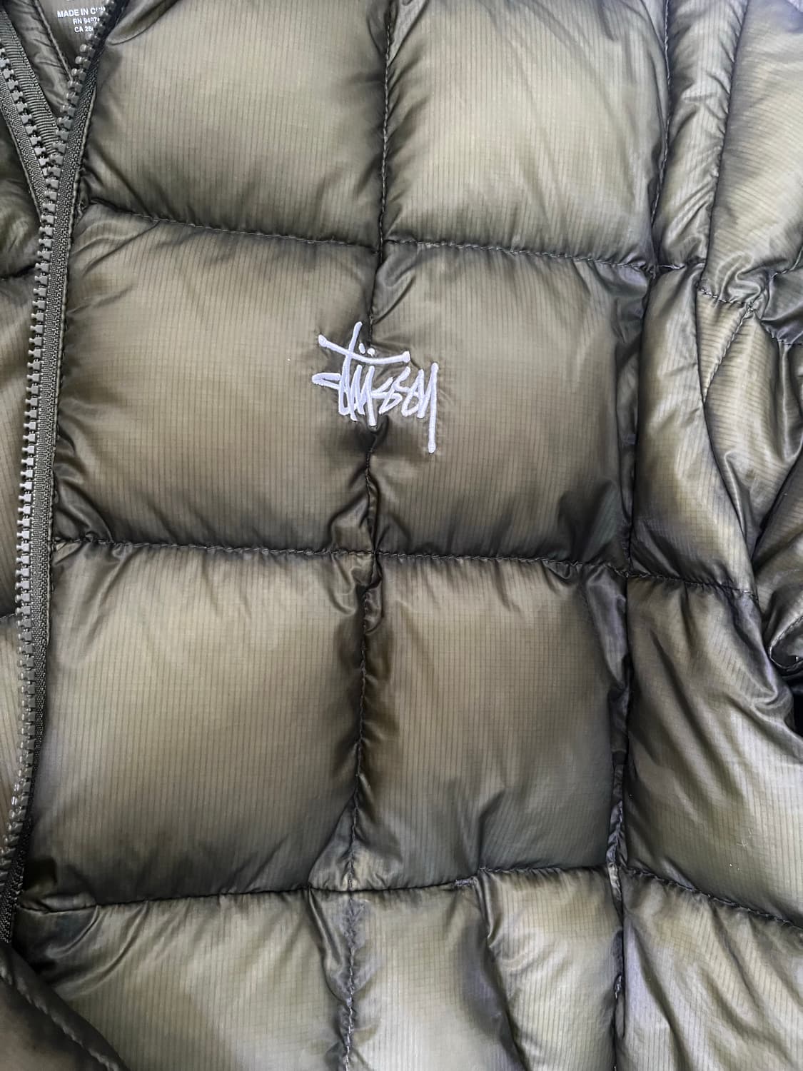 스투시 미드웨이트 올리브 M사이즈 상품이미지8