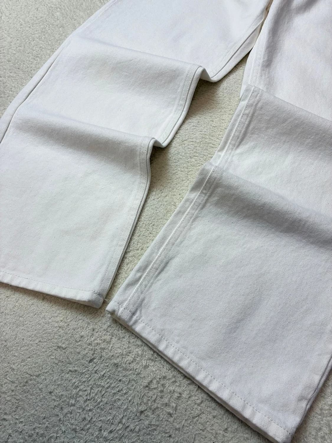 레스트앤레크레이션 RR 와이드 진스 화이트 데님 팬츠 PN5971 상품이미지7