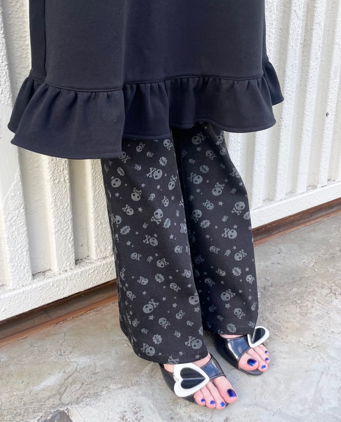 Momentel skull indigo denim pants 상품이미지1