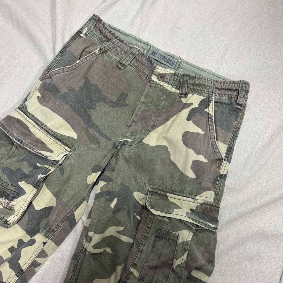 아베크롬비 빈티지 밀리터리 카모 카고팬츠 S(29~32) 상품이미지2