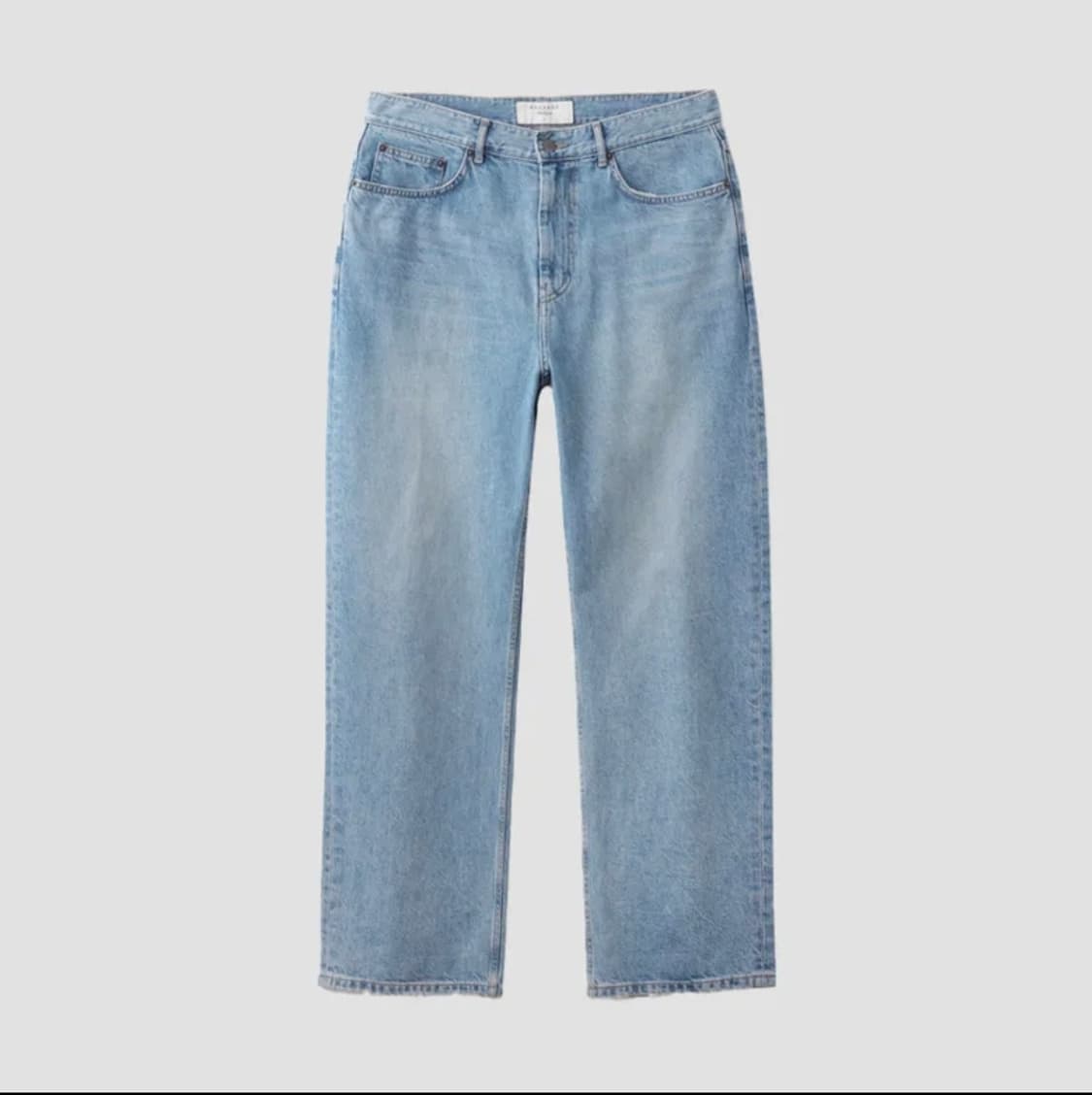 Semi Wide Denim Pants - Light Blue 29 상품이미지1