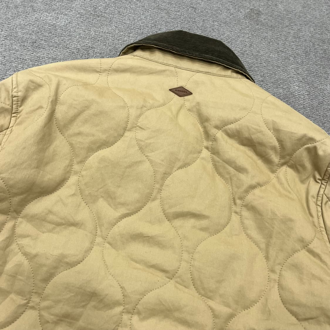M 캉골 퀄팅 코듀로이 카라 자켓 상품이미지4