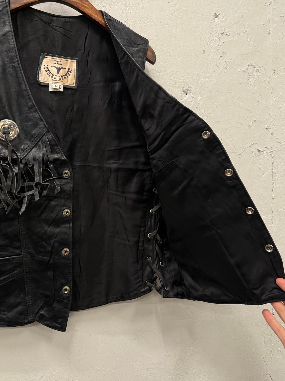 66) Bull Genuine Leather Fringe Western  상품이미지4