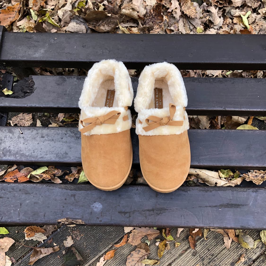 베이지 리본 퍼 어그 📝  상품이미지5