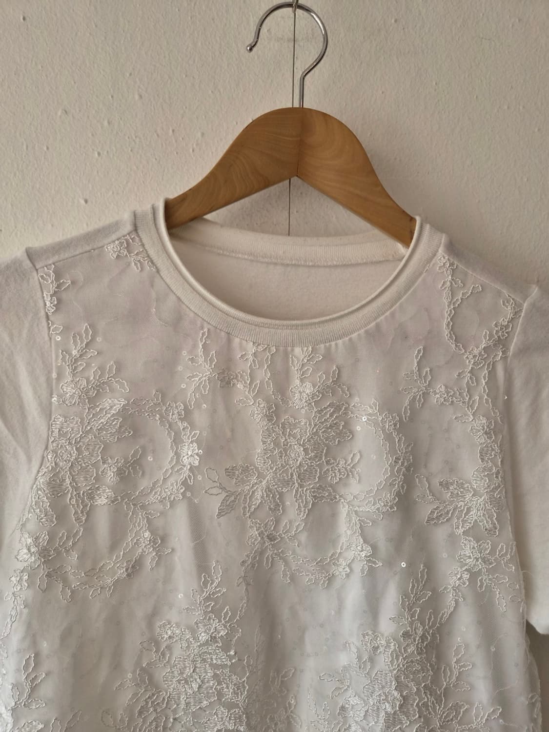 손정완 여성 비즈반팔티셔츠 85-92-160사이즈 상품이미지1