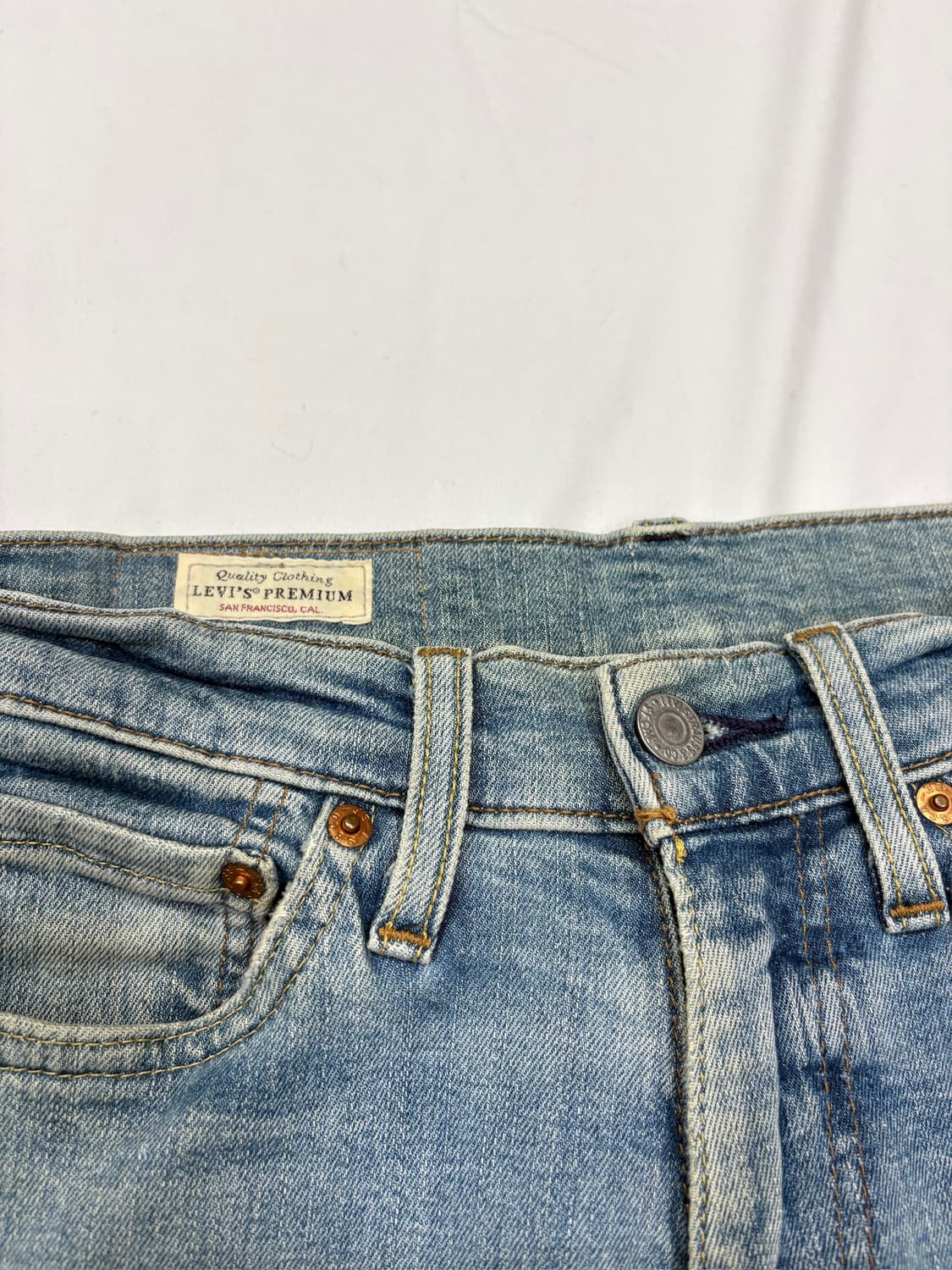 빈티지 리바이스 511 빅E 프리미엄 워시드 데님 청바지 상품이미지2