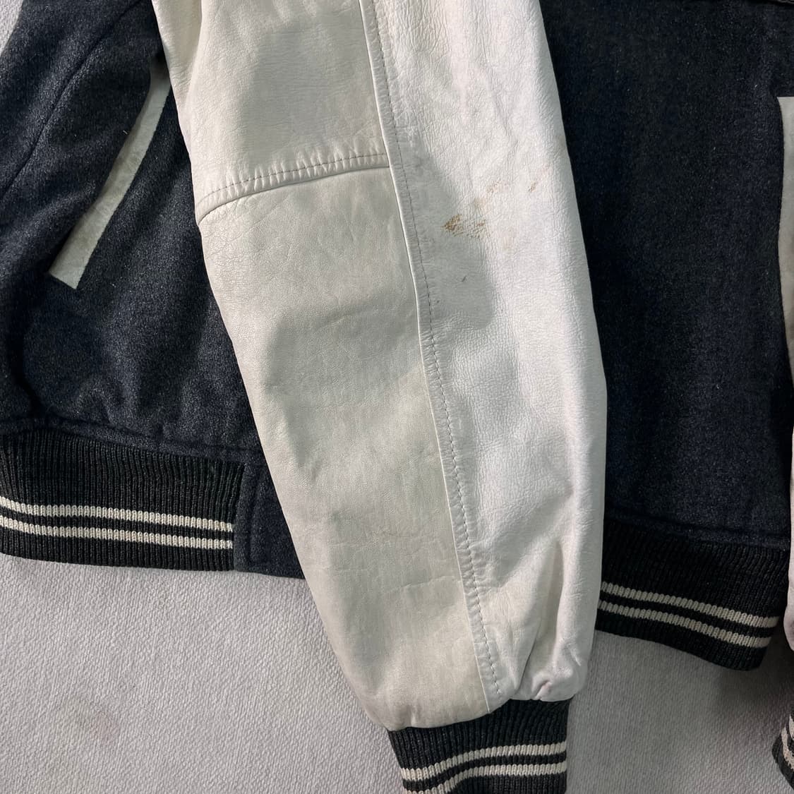 100 아메리칸 빈티지 울 바시티 자켓  상품이미지5