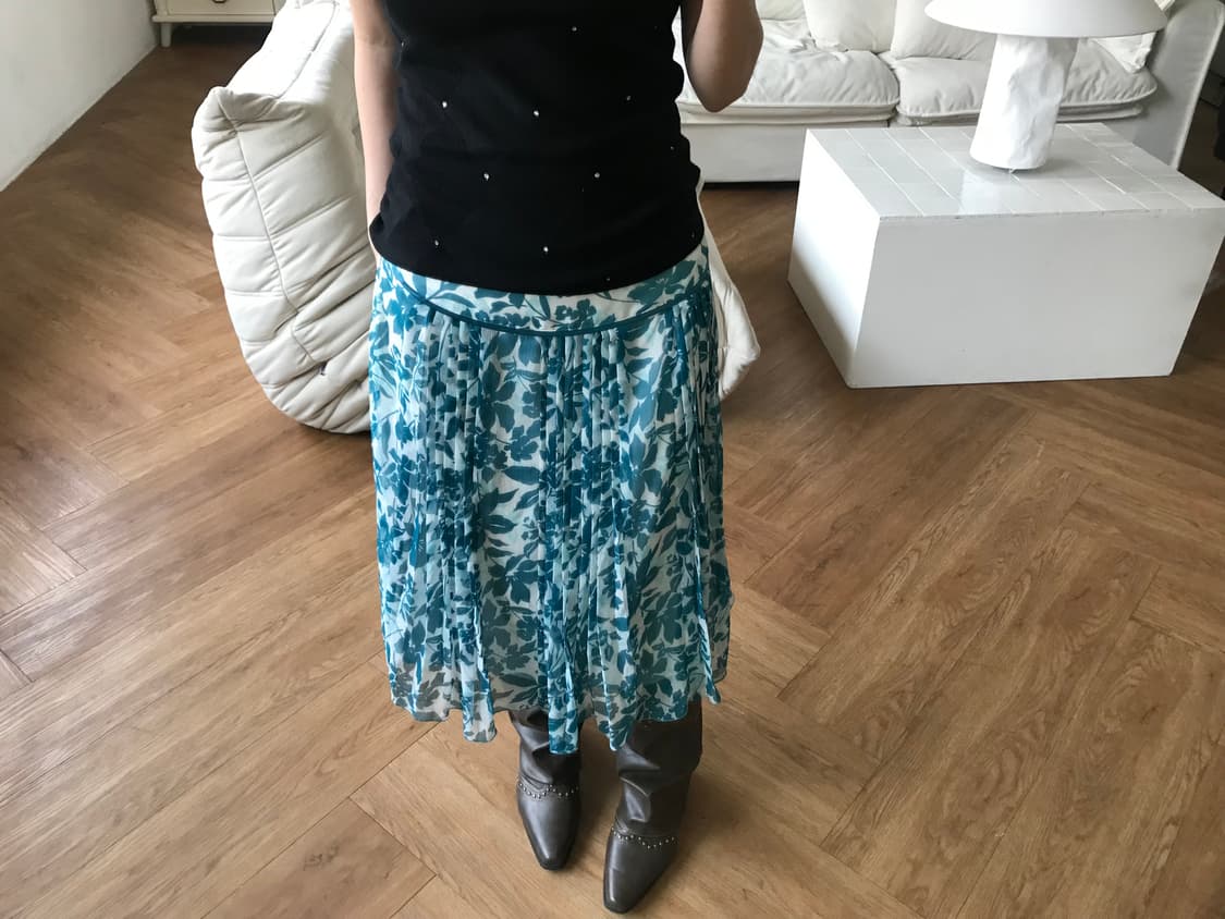 vintage pattern skirt 상품이미지5