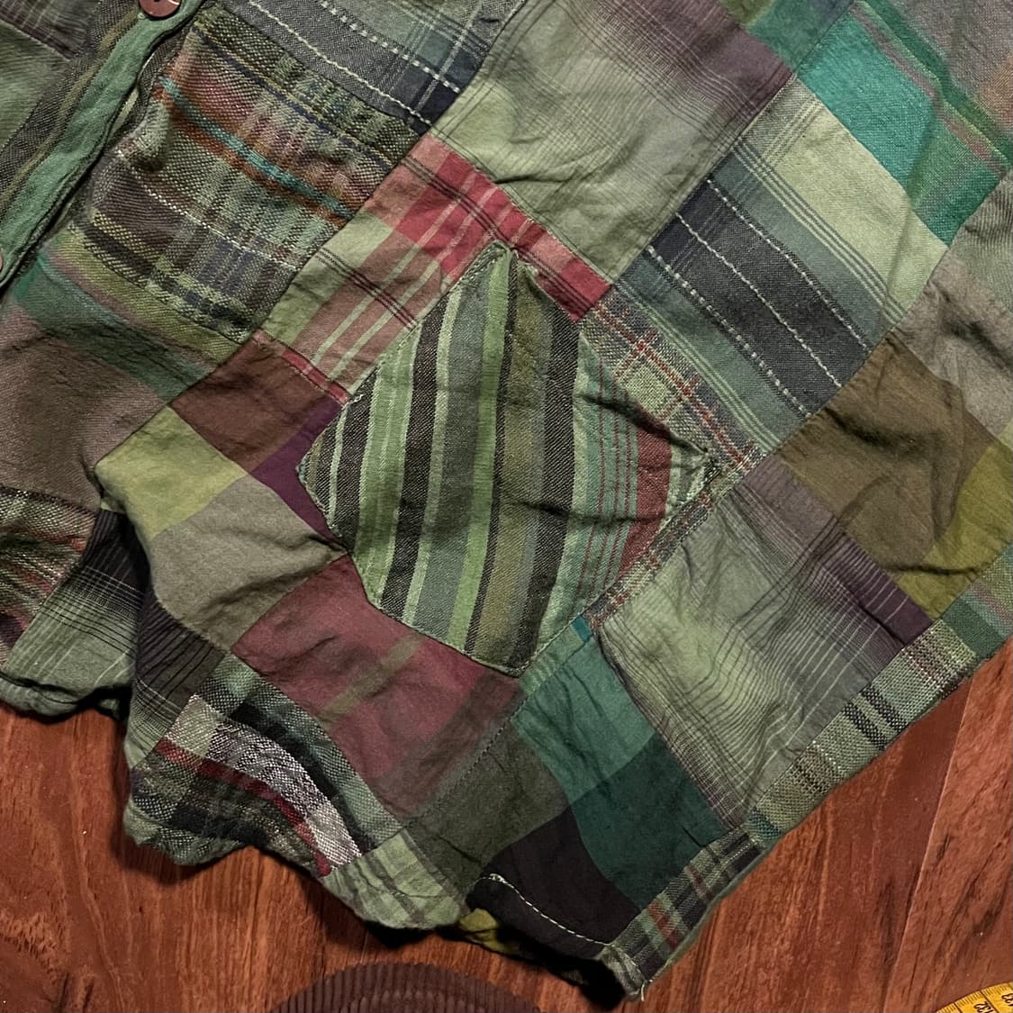 MALAIKA patchwork boro shirt 상품이미지7