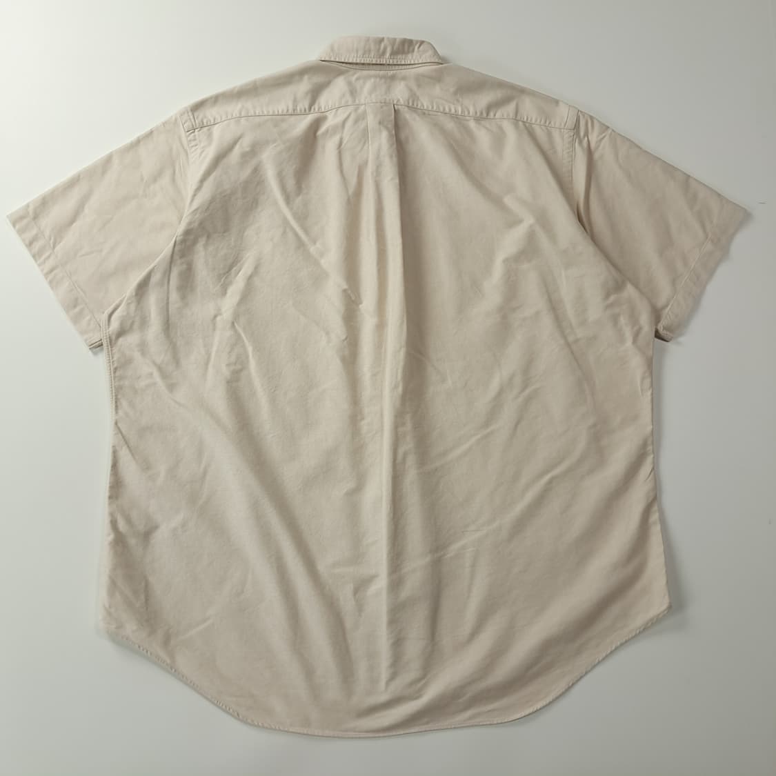CJ246 2XL 폴로 빅사이즈 아이보리화이트 반팔 셔츠 남방 상품이미지6