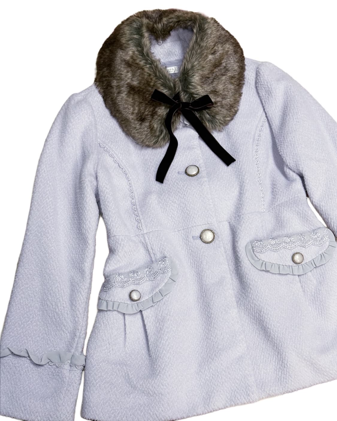 axes femme 연보라 코트 상품이미지3