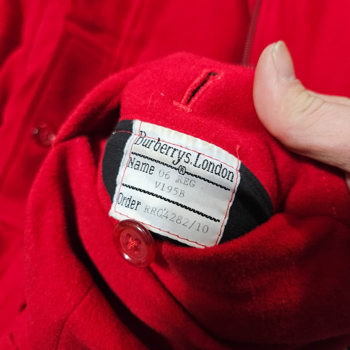 버버리(BURBERRY) 울 100% 클래식 봄버자켓 상품이미지10