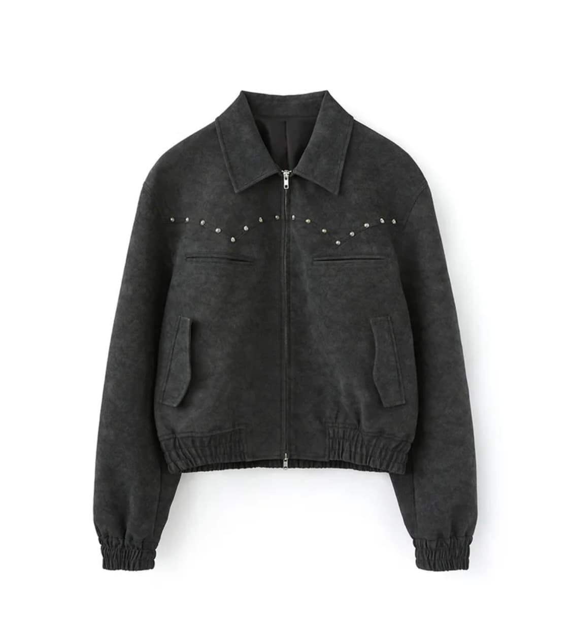 dnsr 리벳 웨스턴 자켓 블랙 상품이미지1