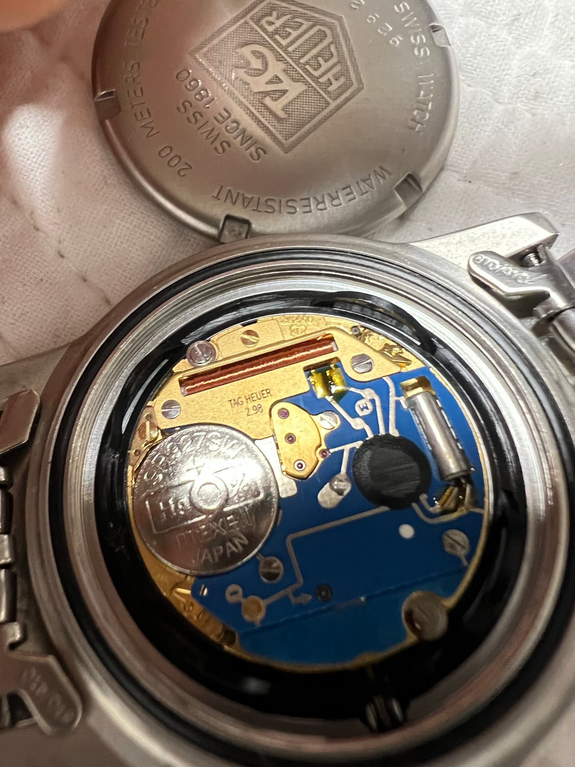 태그호이어 다이버 워치 그린 커스텀 섭마st 상태 최상 상품이미지9