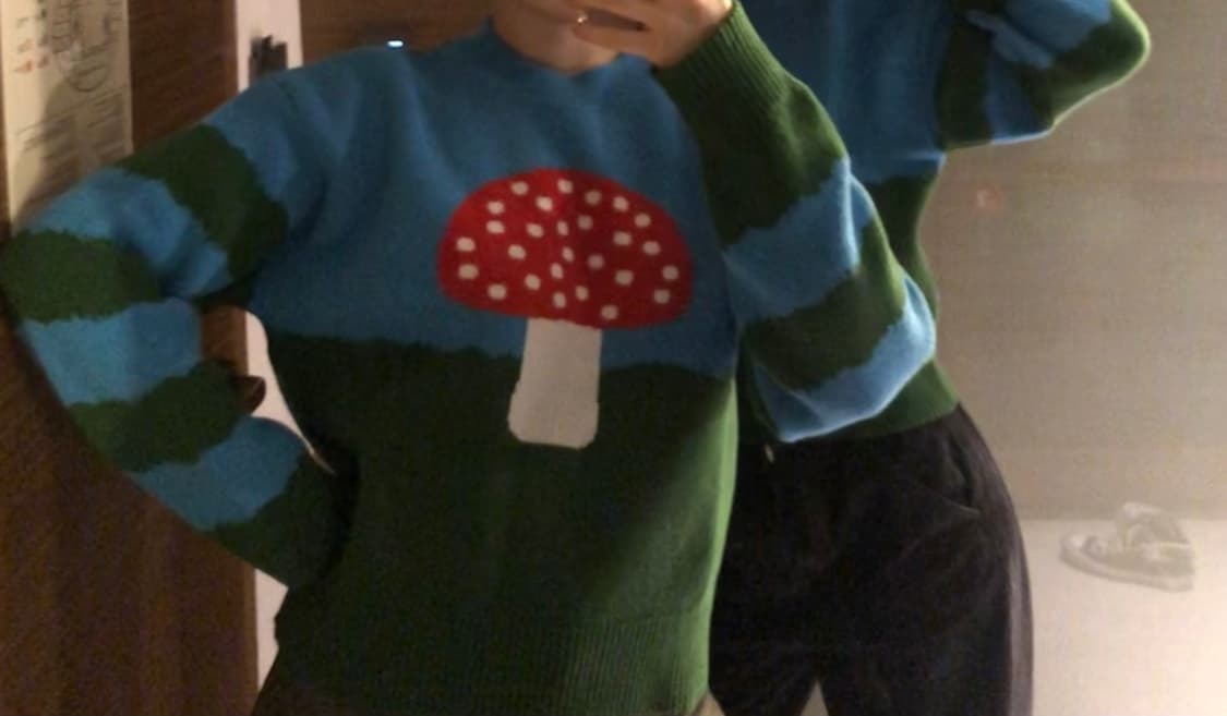 버섯 니트 상품이미지2