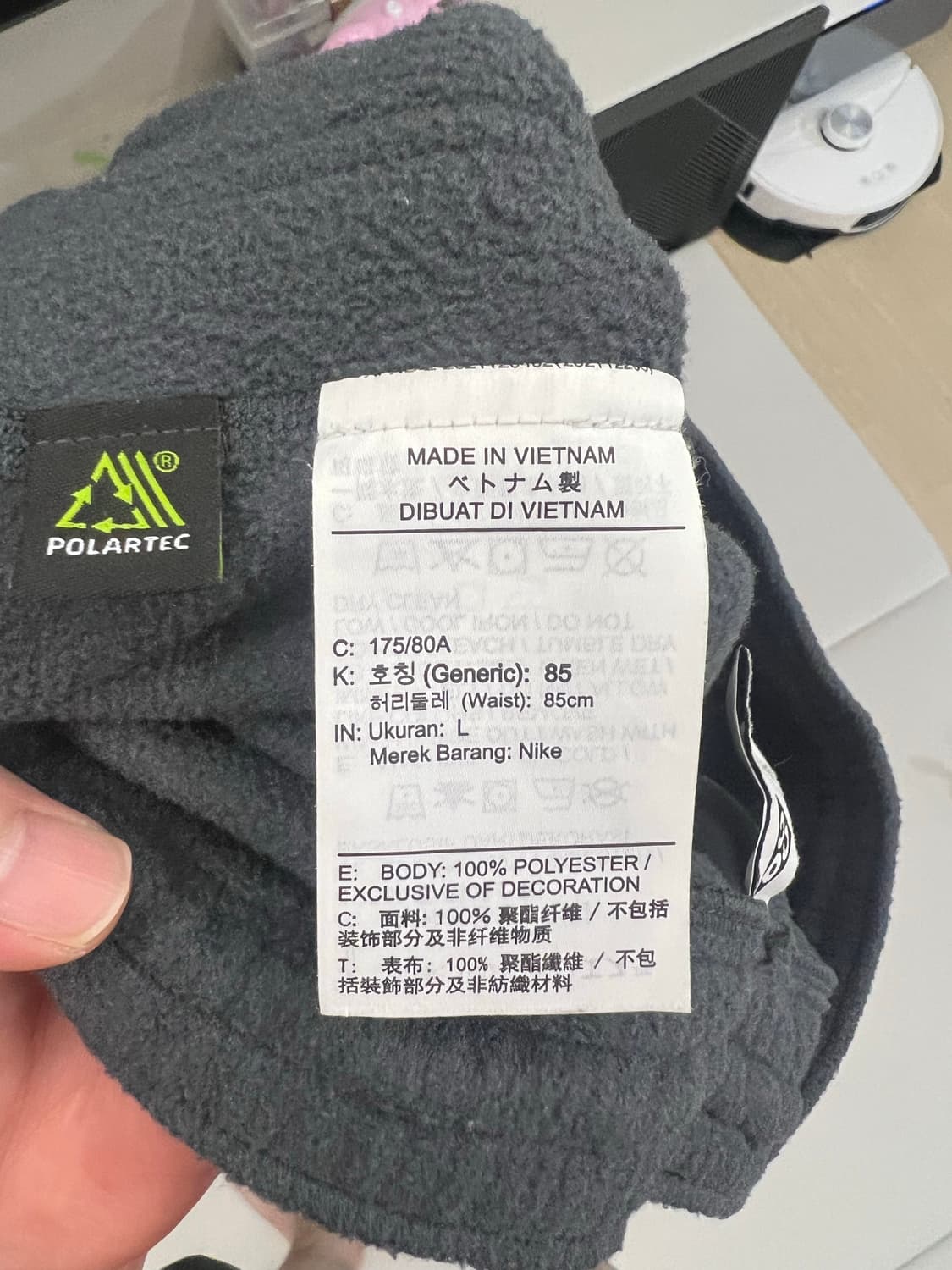 [L] 나이키 ACG 폴라텍 울프 트리 팬츠 블랙 상품이미지5