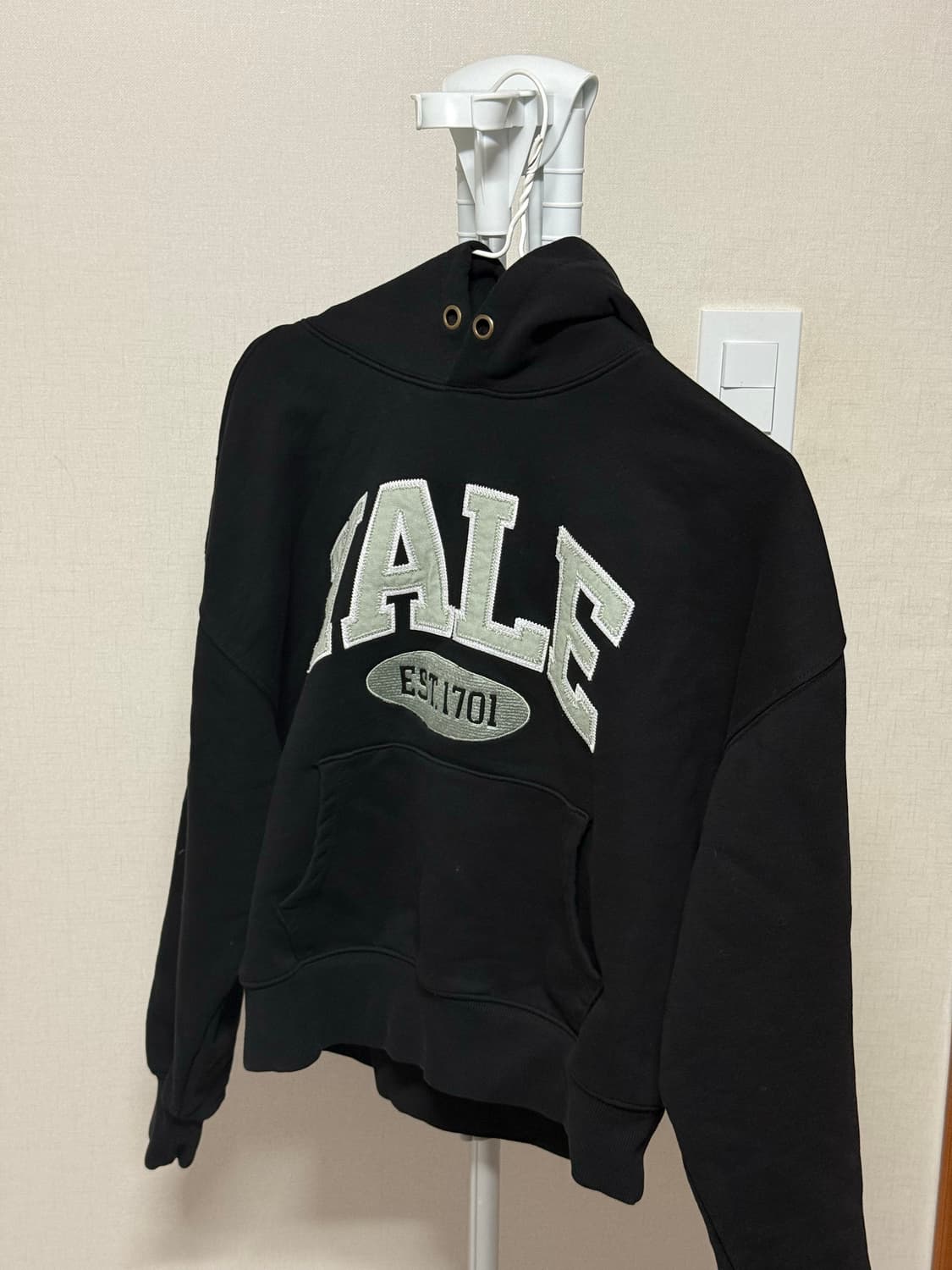 YALE 예일 숏 후드티 상품이미지2