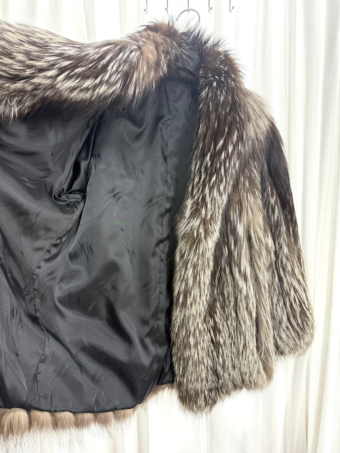 Silver fox fur jacket 상품이미지5