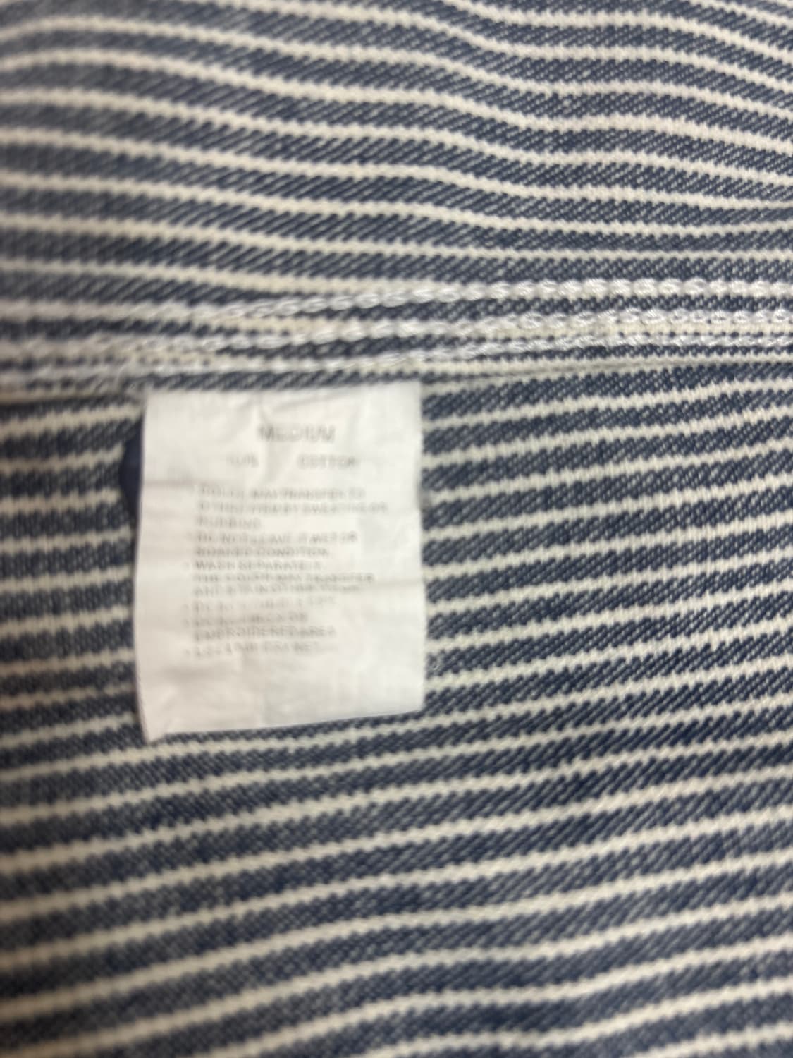 스투시 도톰면 스트라이프 셔츠 M 상품이미지6