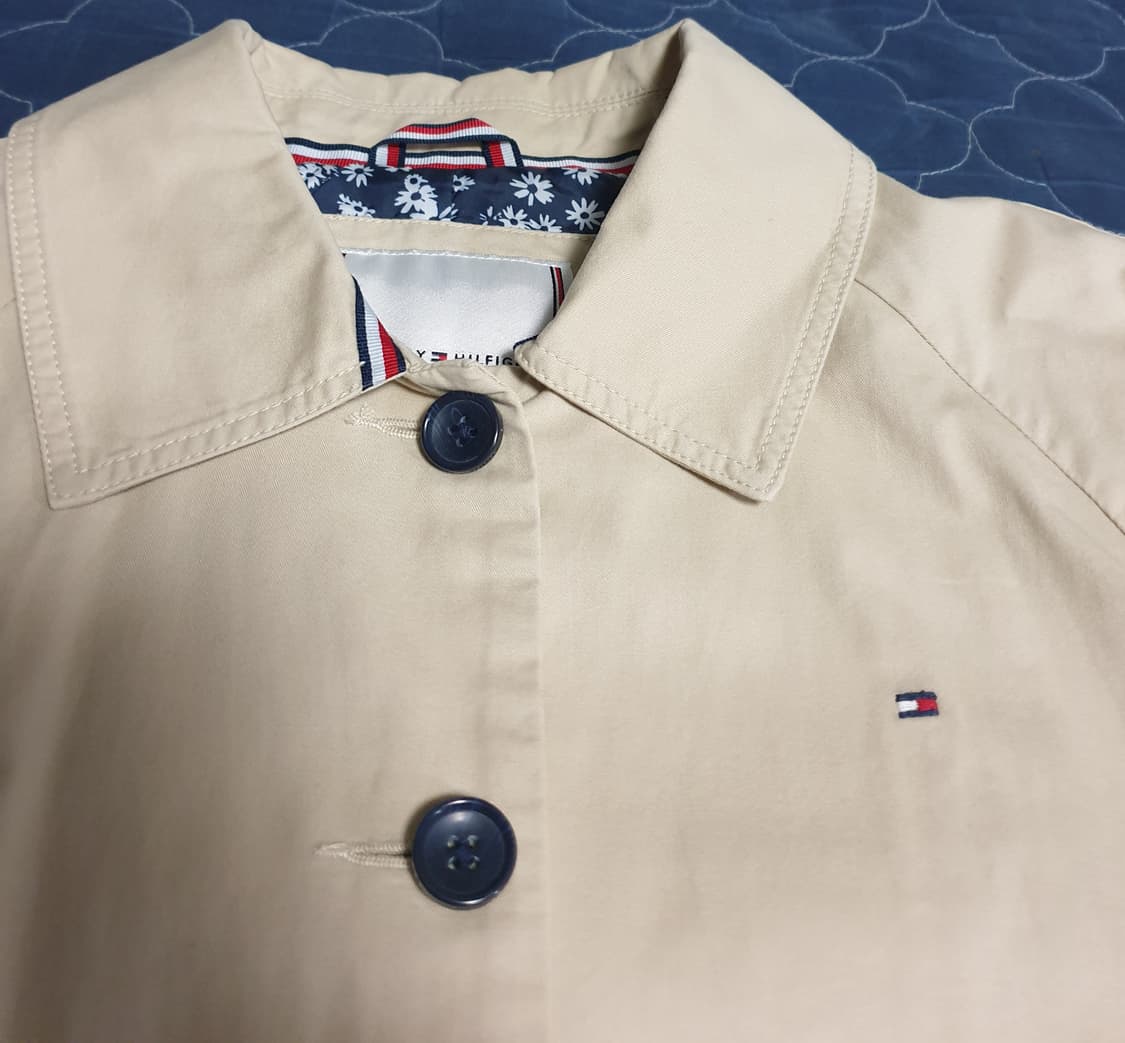 타미힐피거 우먼 트렌치 미디코트 베이지 (S) 상품이미지2