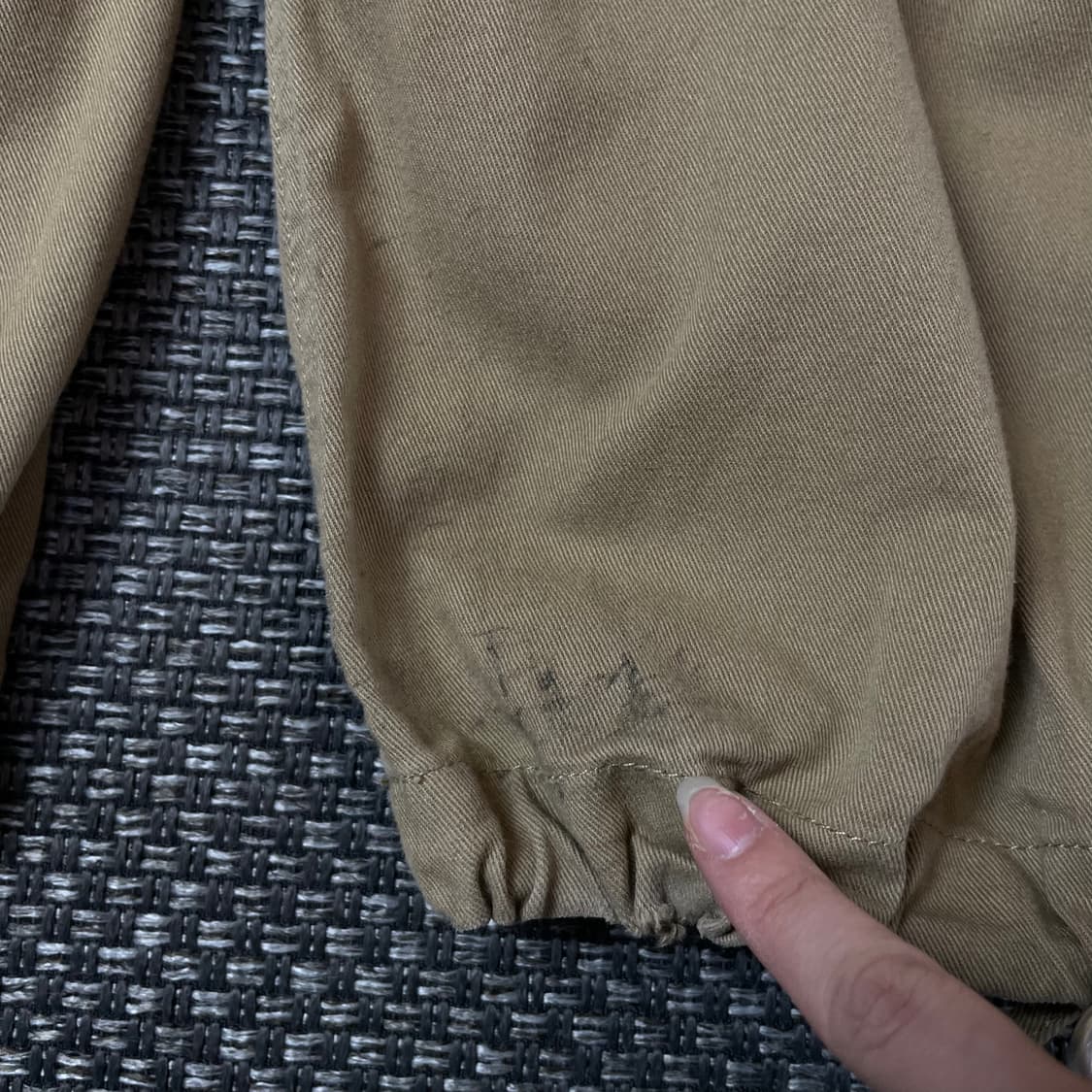 (34) EZKATON 베이지 카고 조거 팬츠 L 상품이미지7