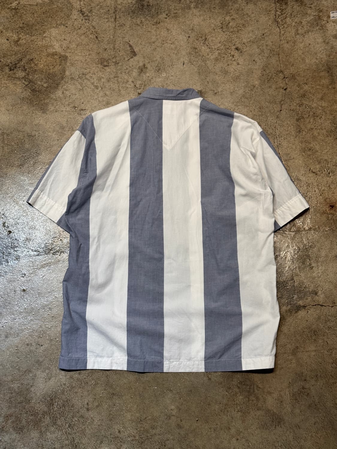 L-XL ) ISSEY MIYAKE Stripe Shirt 상품이미지7