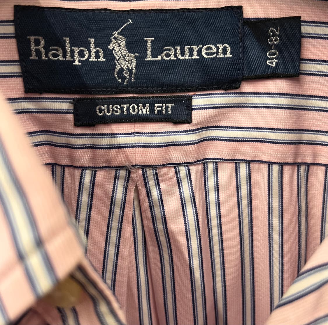 랄프로렌 핑크 스트라이프 셔츠 (40-82) 상품이미지2
