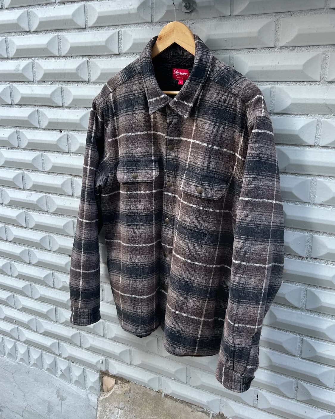 Supreme 22FW Shearing Flannel Shirt 상품이미지3