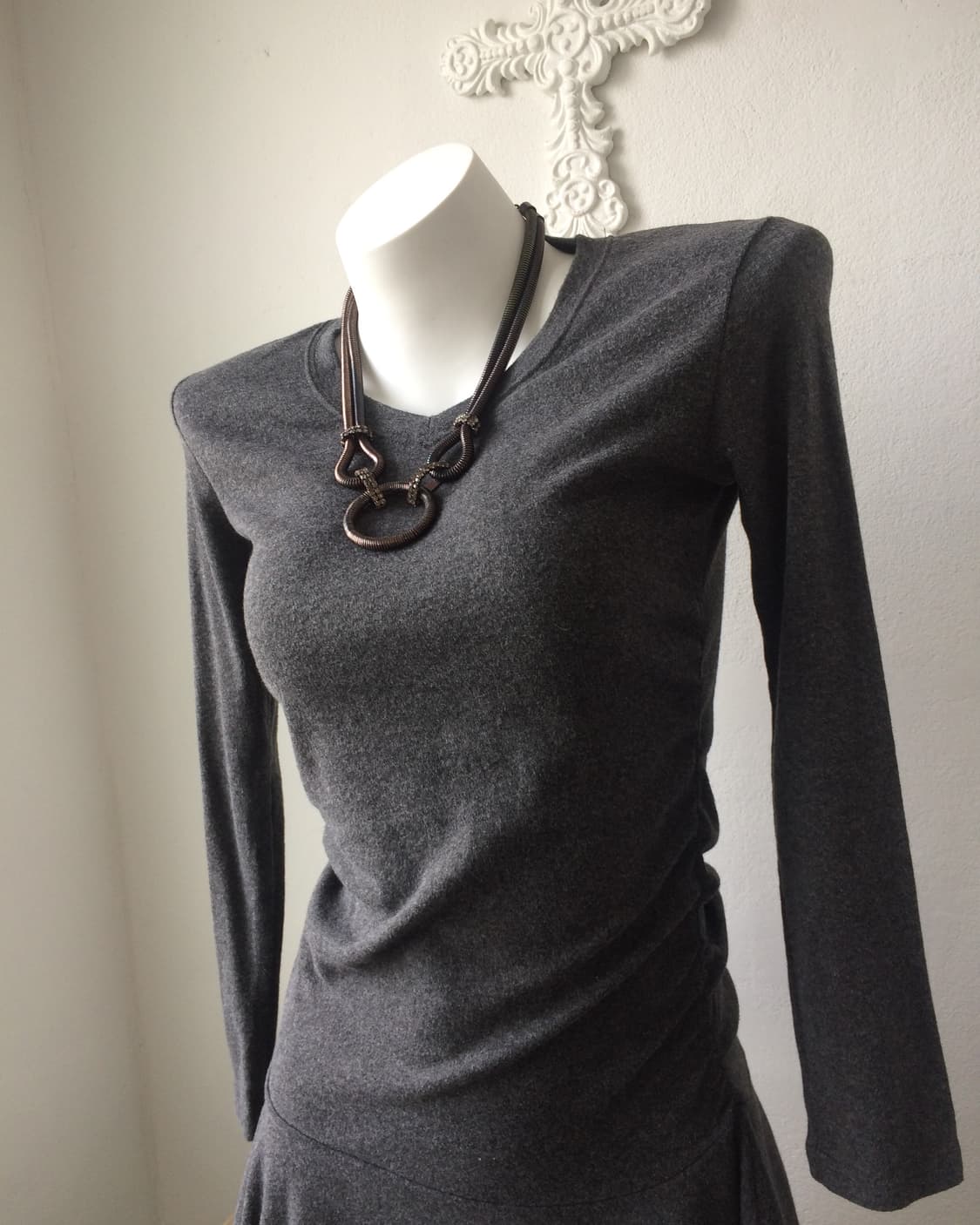 metal o ring necklace 상품이미지3
