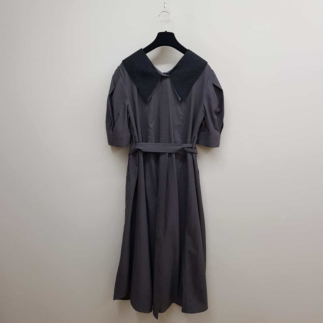 한섬 시스템 2021 세일러 카라 벨트 원피스 88-98-165사이즈 상품이미지5