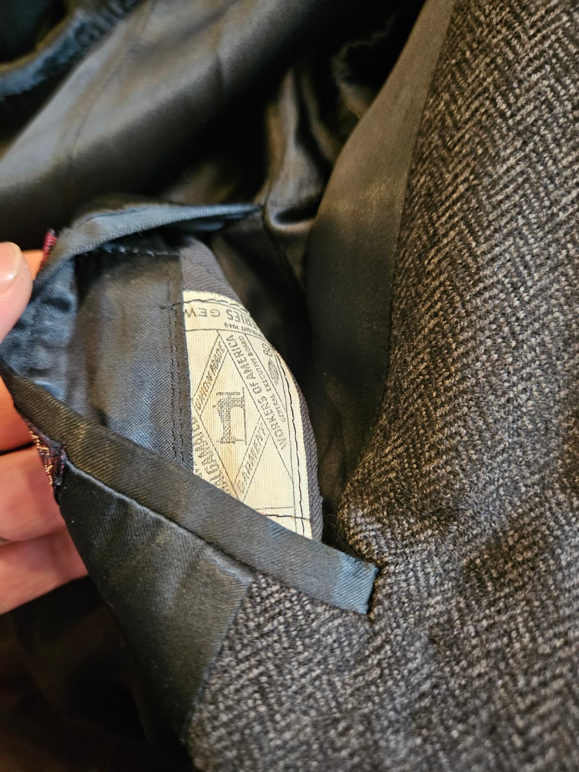 70s빈티지 헤링본 코트  상품이미지5