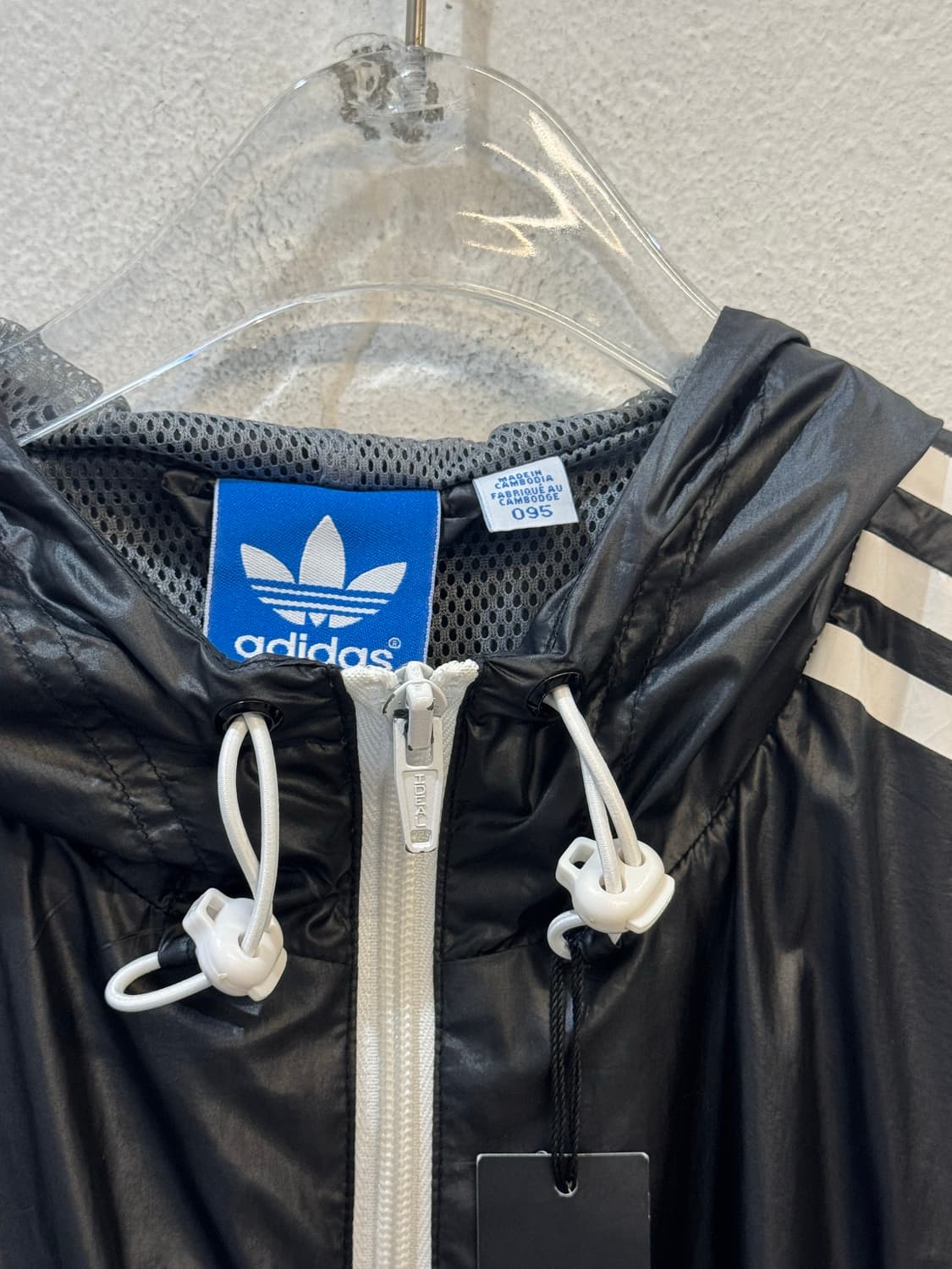 Adidas Black Windbreaker Jacket  상품이미지4