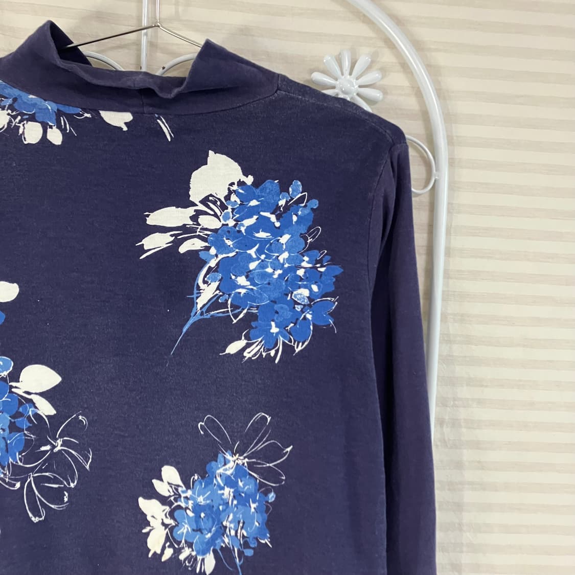 빈티지 오리엔탈 플라워 티셔츠 825 y2k 스트릿 모리 갸루 일본빈티지 상품이미지3