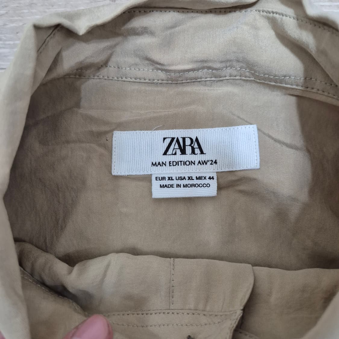 자라 맨 EDITION AW'24 오버핏 셔츠 XL(105) 상품이미지4