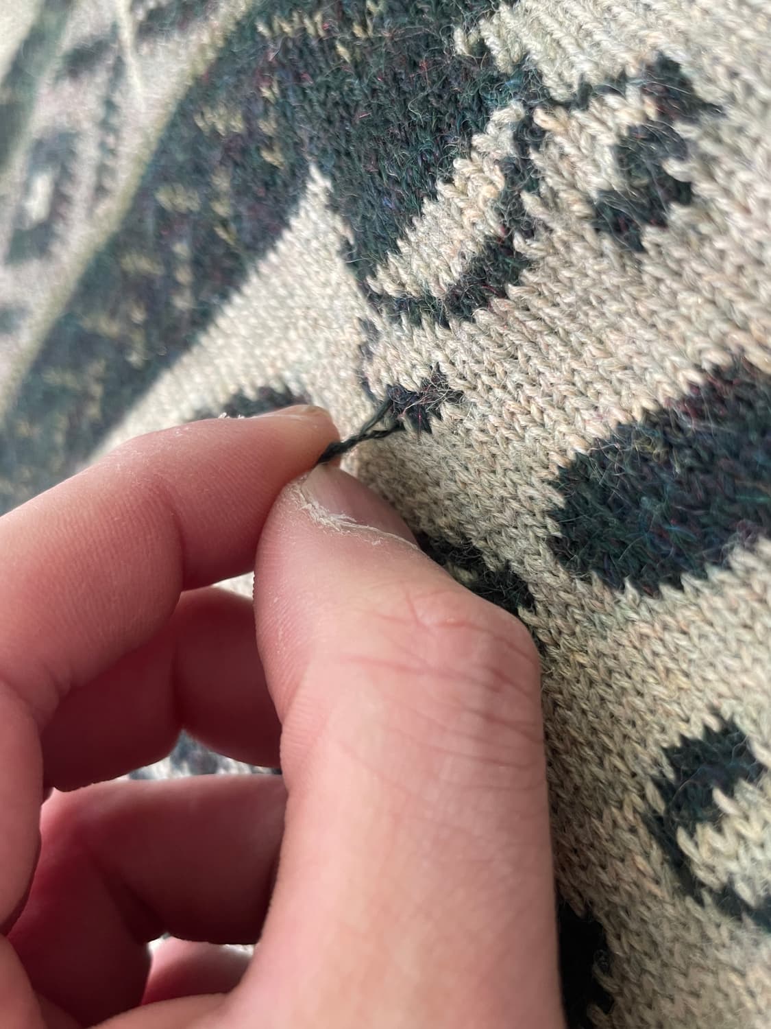 런던포그 페이즐리 니트  J03939 상품이미지7