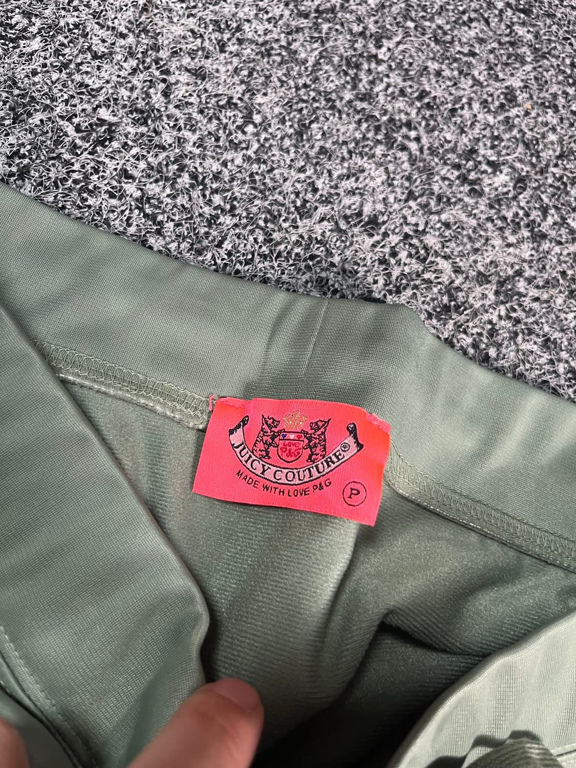 쥬시 꾸뛰르 트레이닝 스커트 치마 올리브색 xs 상품이미지2