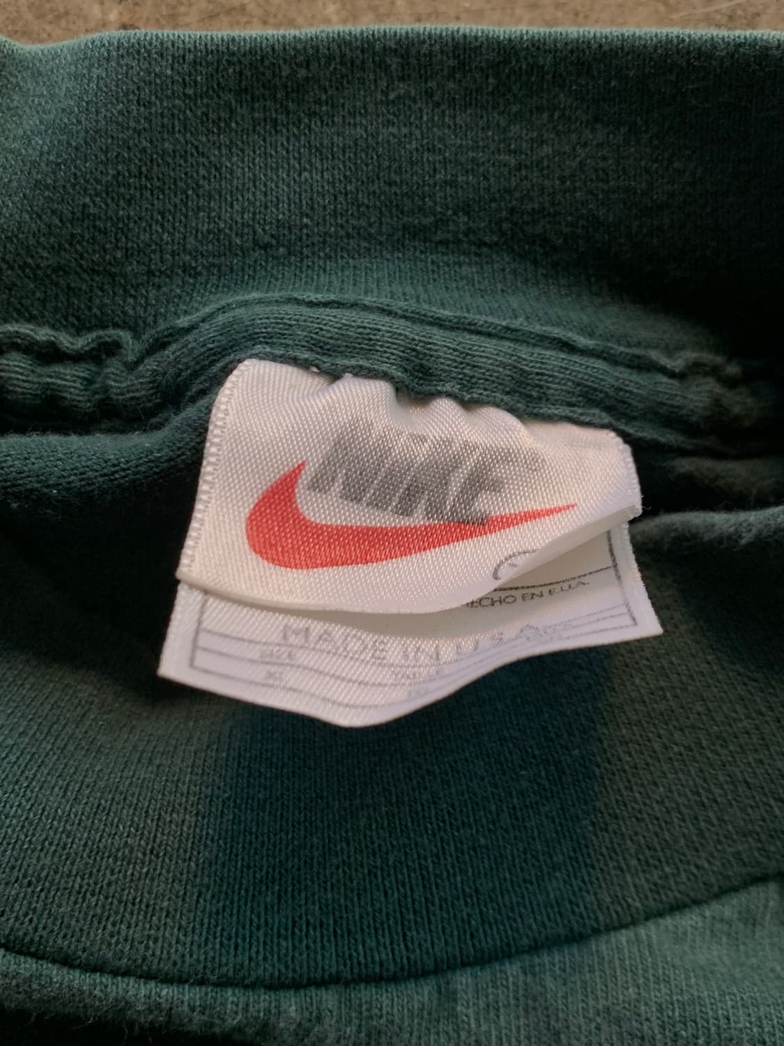 90s 나이키 모크넥 롱슬리브 티셔츠 상품이미지3