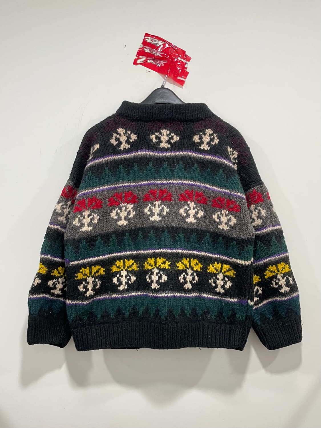 (빈티지)ISHKA 핸드 니트 울 가디건 상품이미지4