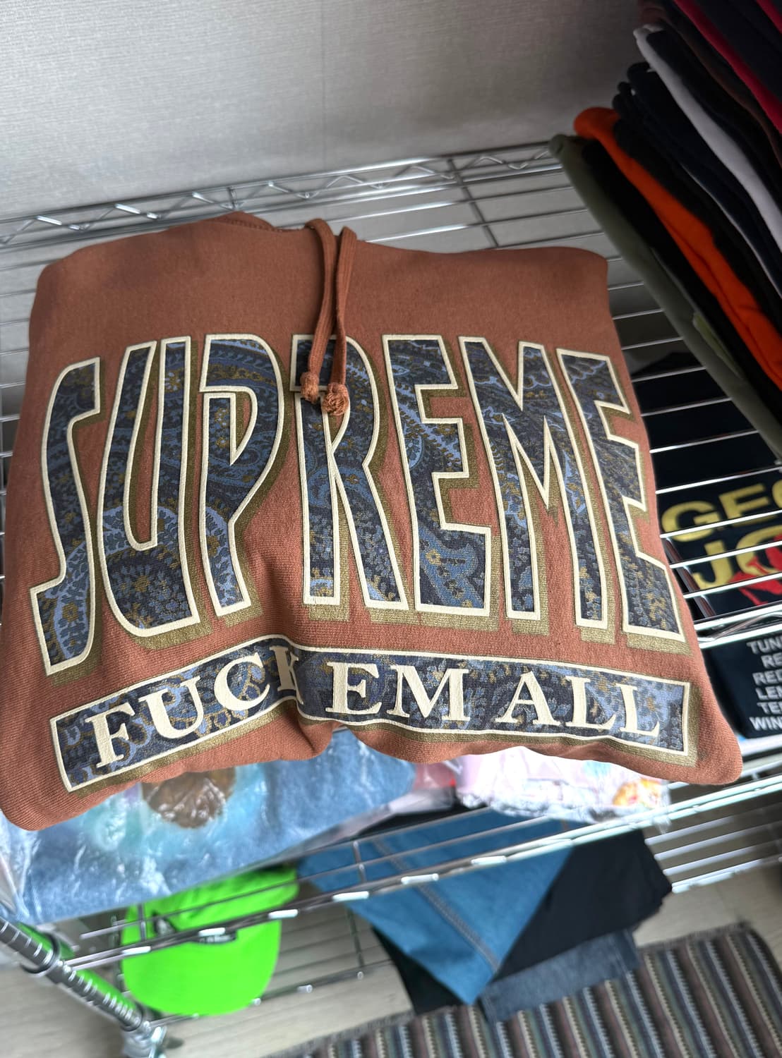 슈프림 퍽 엠 후드티 상품이미지3