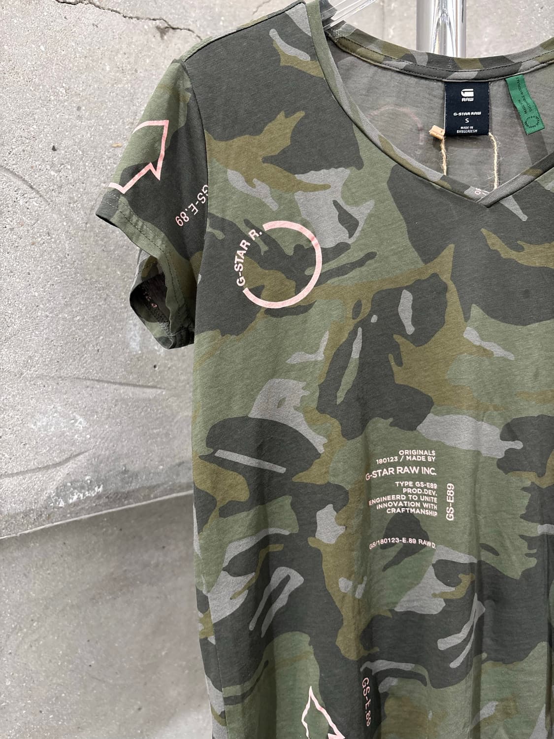 지스타 로우 카모 반팔 티셔츠 상품이미지2