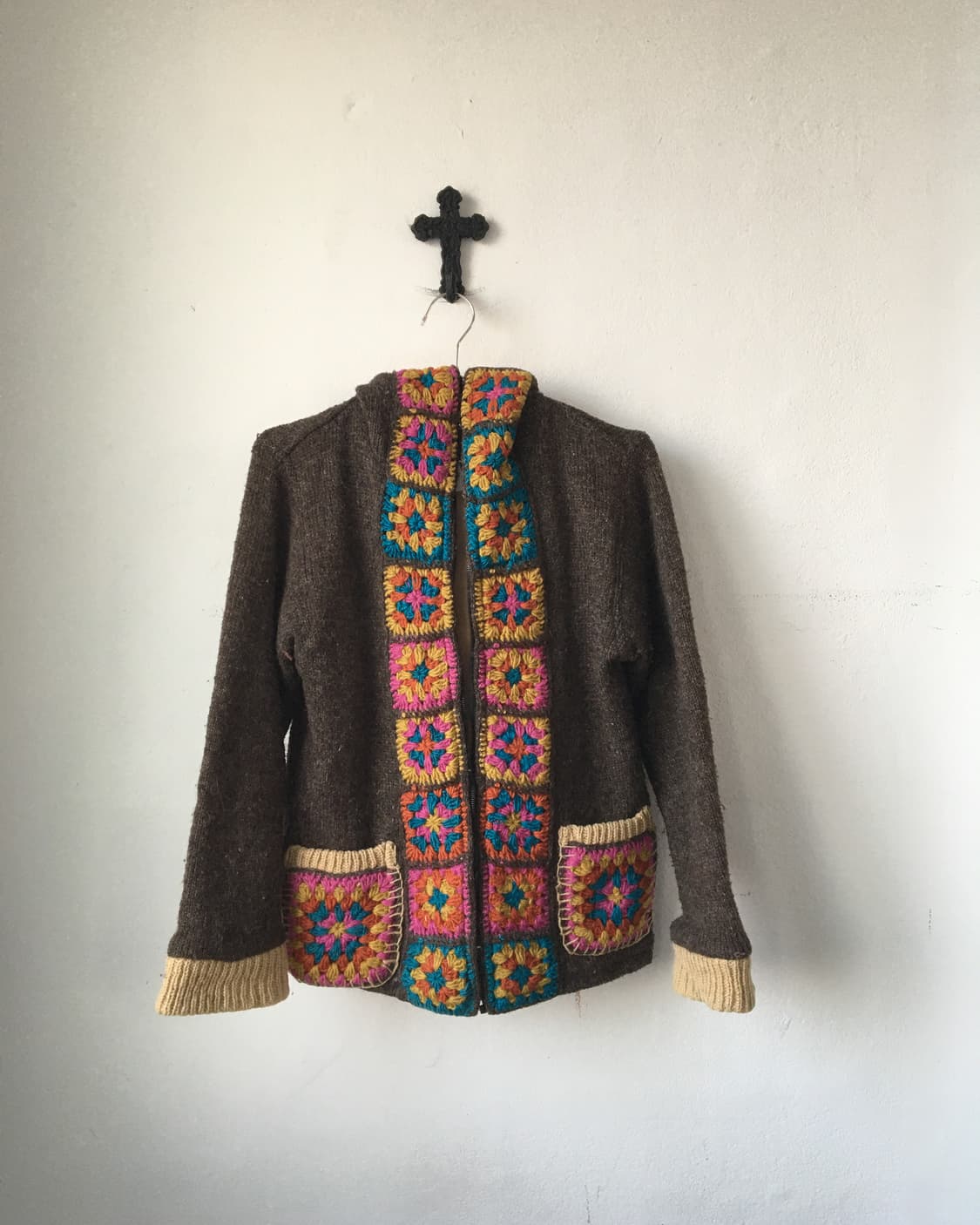 Titicaca knit hood zip up 상품이미지2