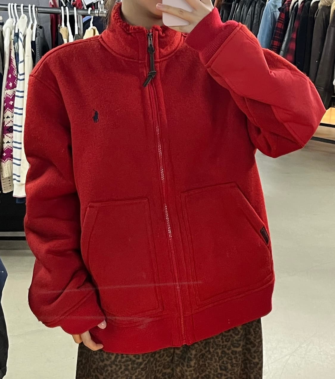 폴로 플리스 집업 상품이미지1