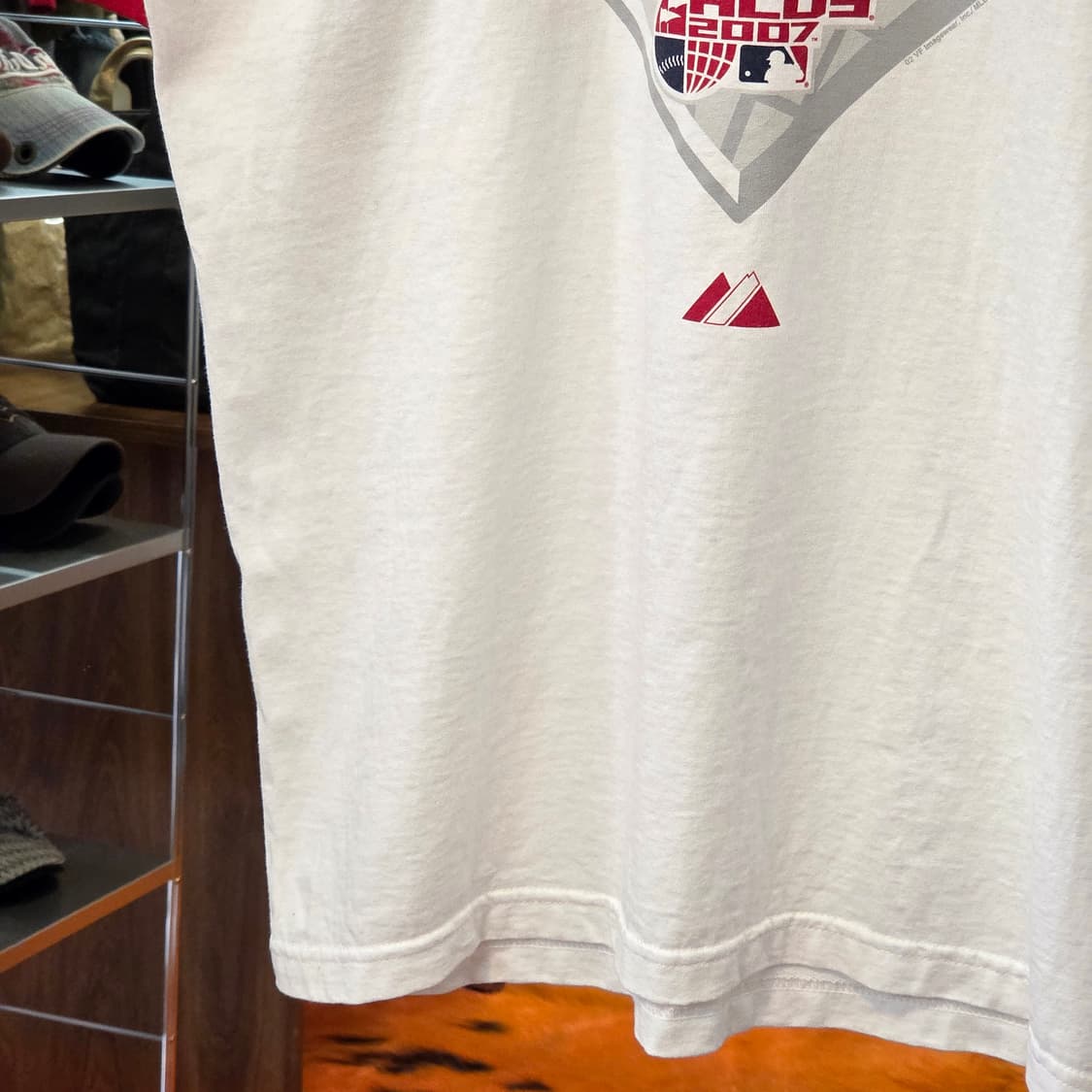 마제스틱 00s 레드 링거 반팔 상품이미지3